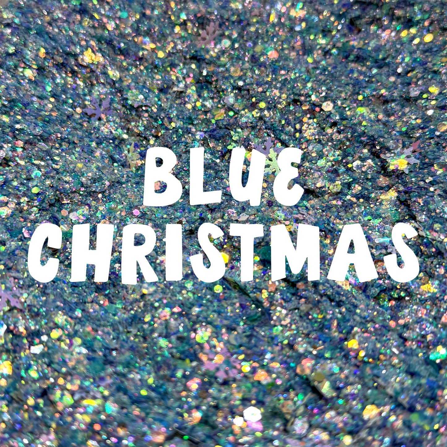 Blue Christmas Custom Glitter Mix