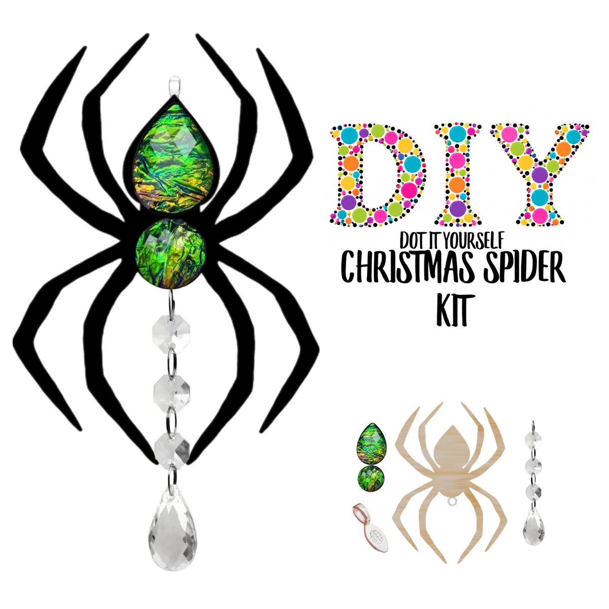 DIY Christmas Spider Kit