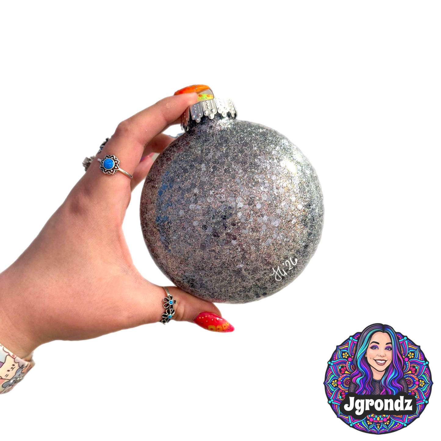 4” Melting Snowman Mandala Ornament