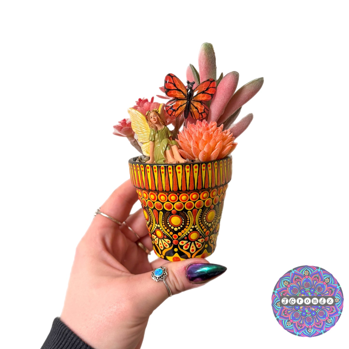 Monarch Fairy Pretty Pot