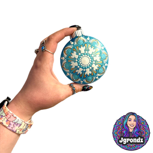 3” Angel Mandala Ornament