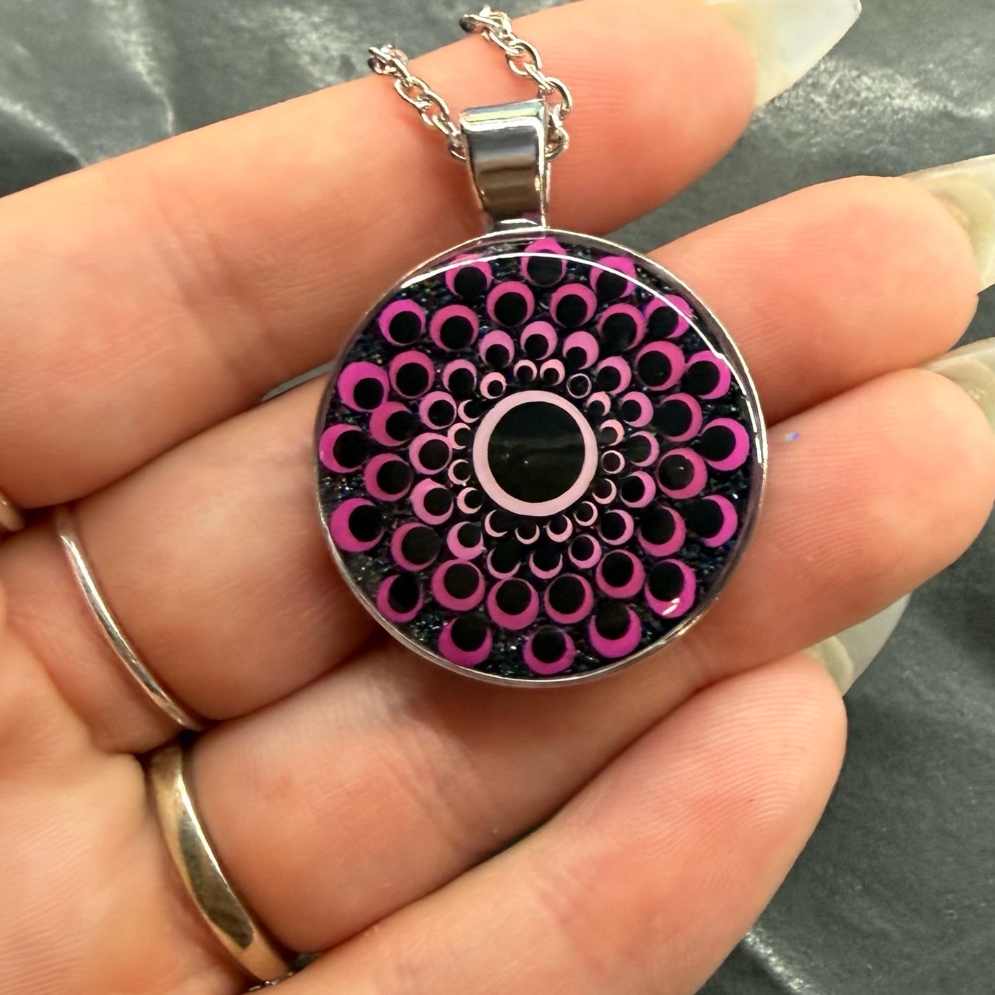 Mandala Pendants (with chain)
