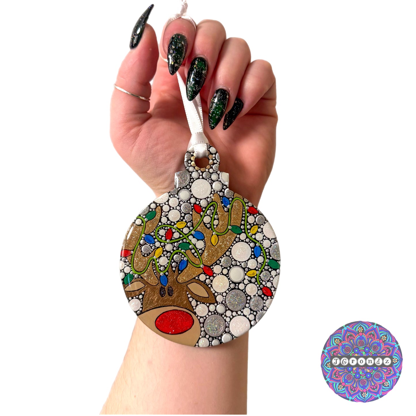 Reindeer 4” Wood Ornament