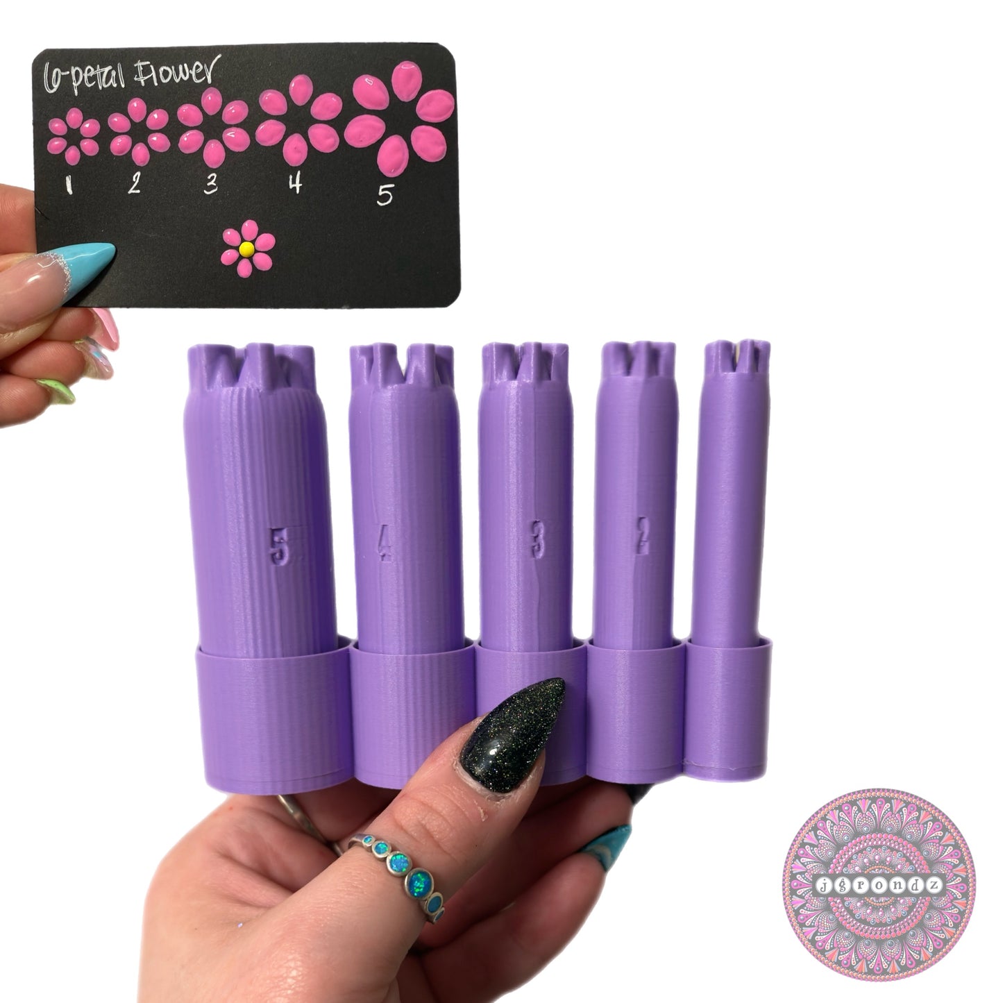 6-Point Flower Dotting Tools