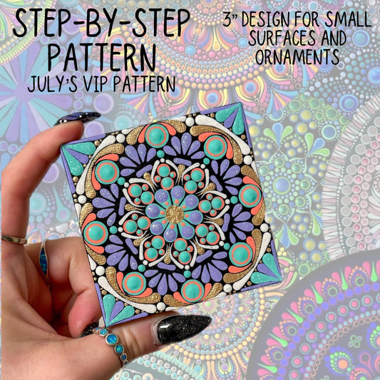 3 inch Mandala Pattern