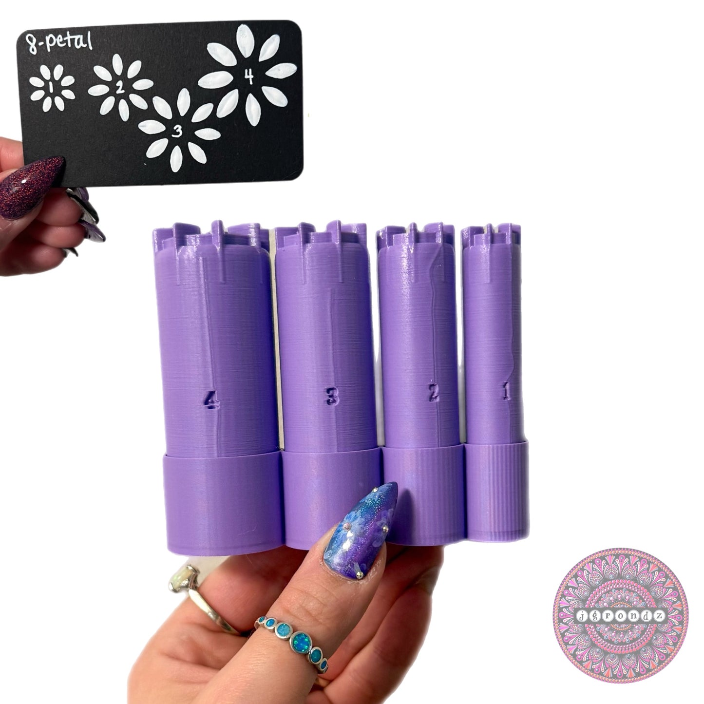 8-Petal Flower Dotting Tools