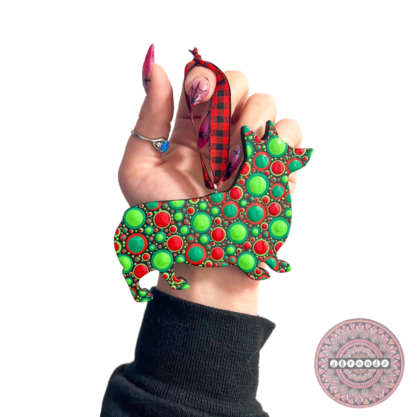 Dog Wooden Shape Ornaments