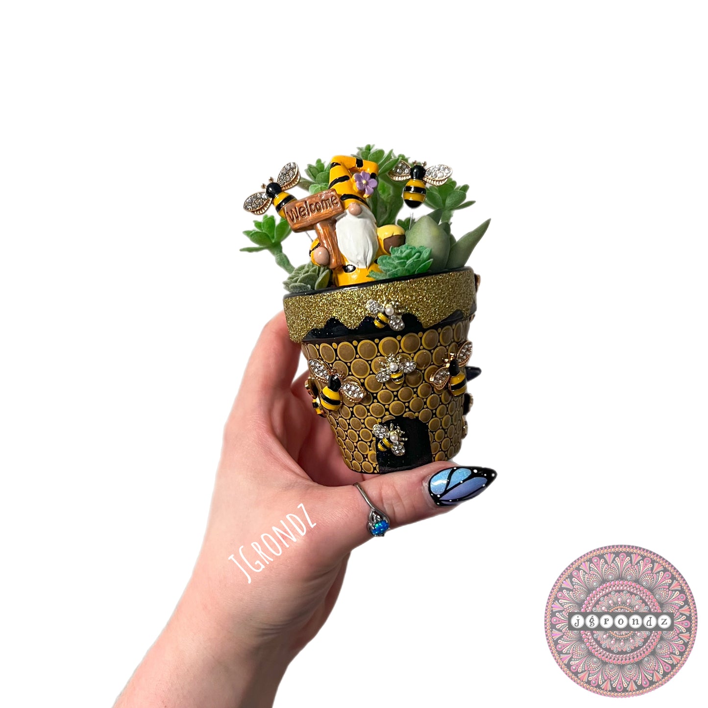 Bee Hive Pretty Pot
