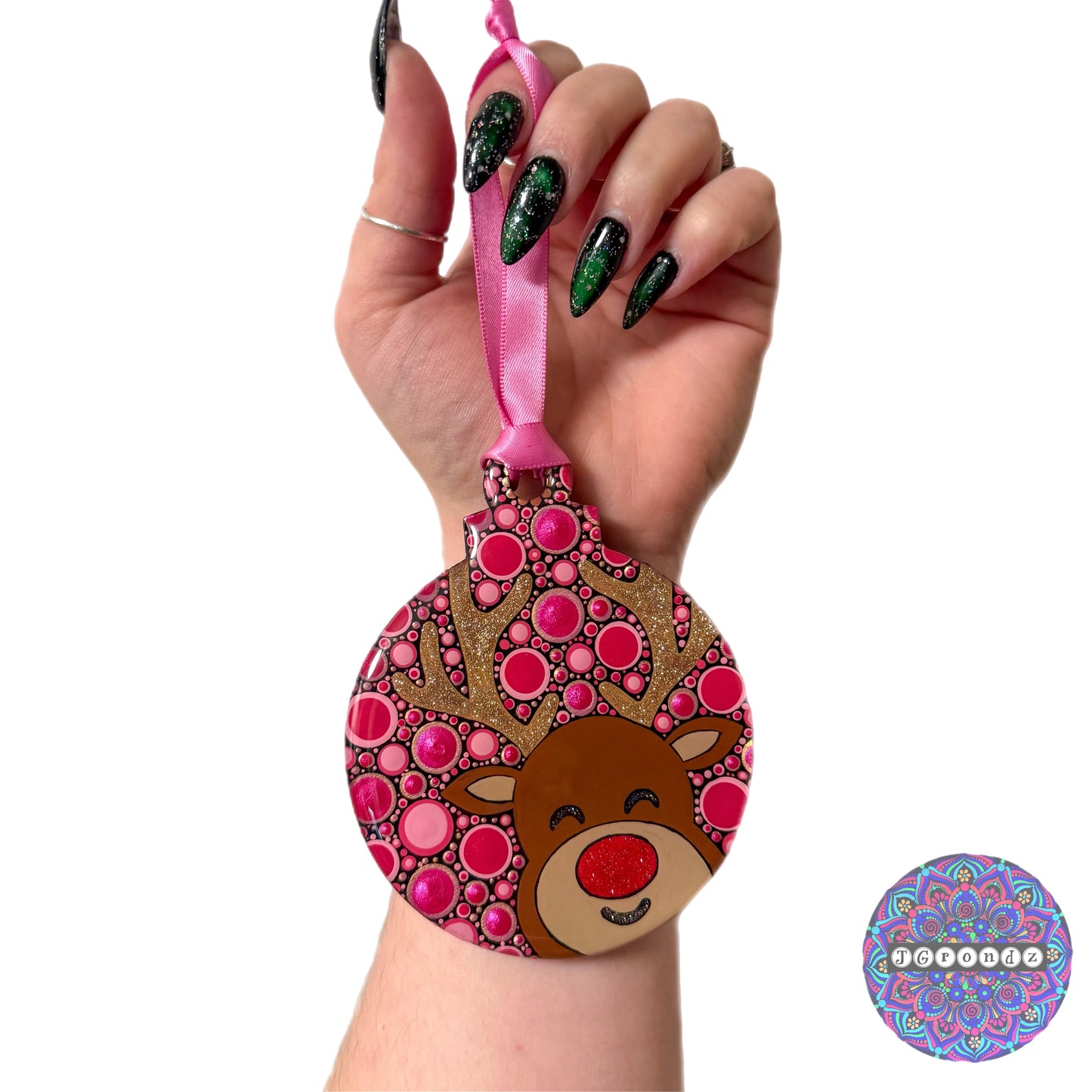 Reindeer 4” Wood Ornament