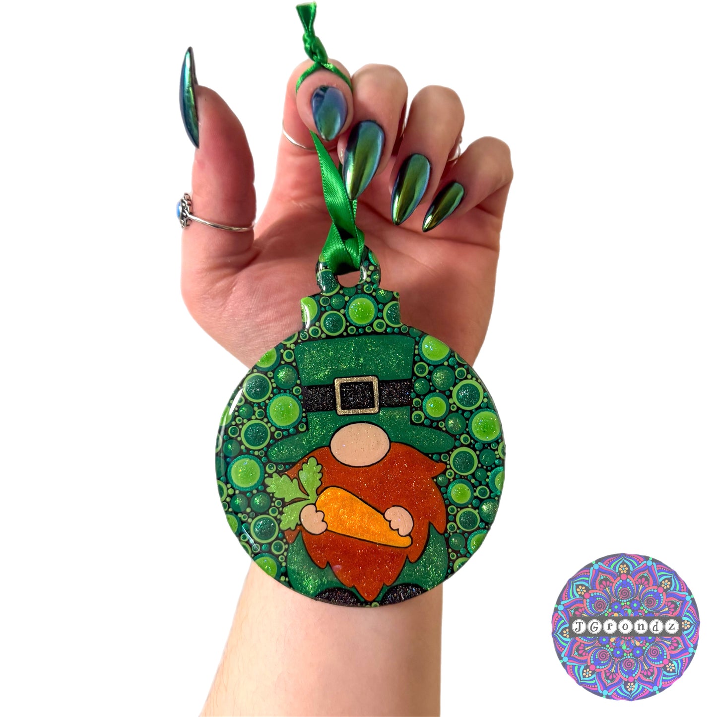 Gnome 4” Wood Ornament