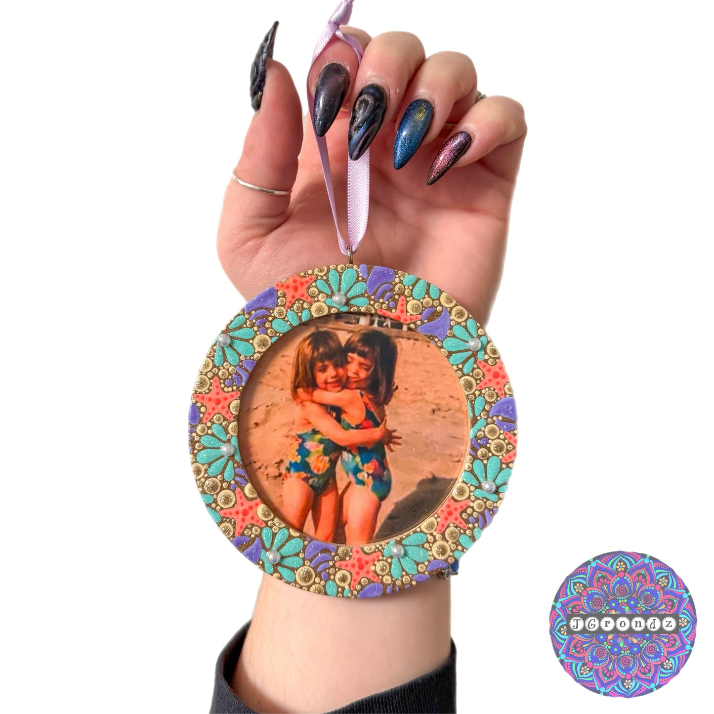 Picture Frame Ornament - Beach