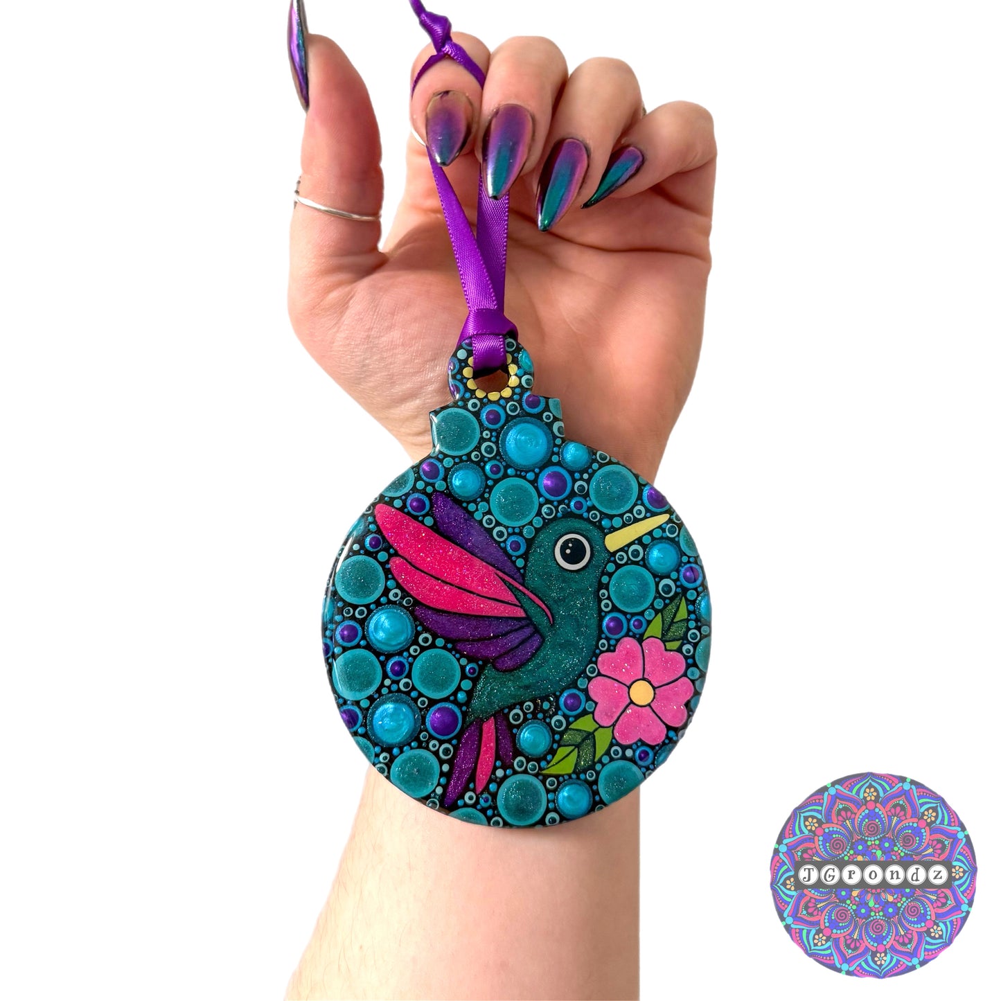 Hummingbird 4” Wood Ornament