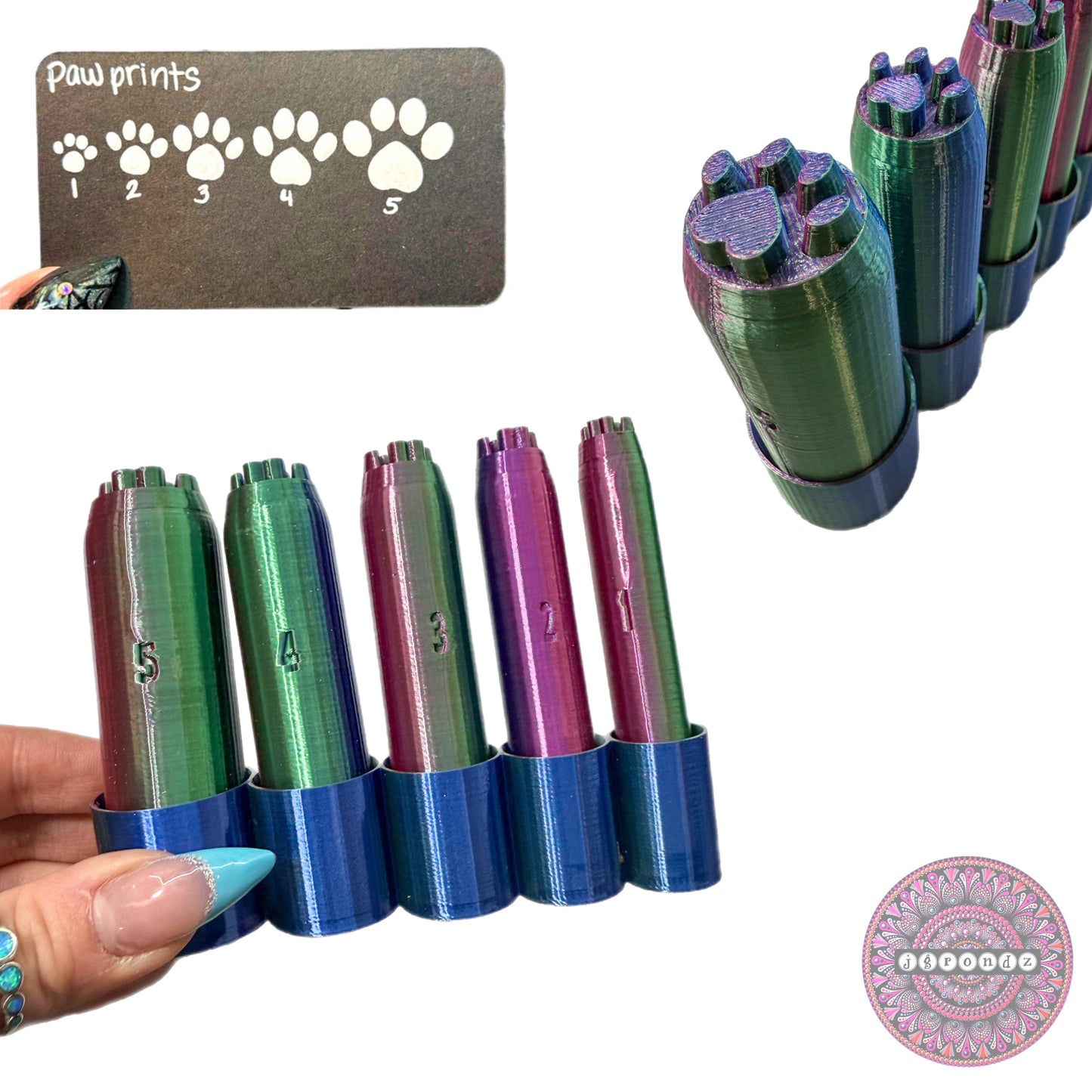 Paw Print Dotting Tools
