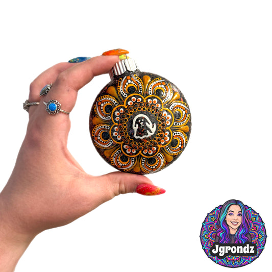 3” Halloween Mandala Ornament