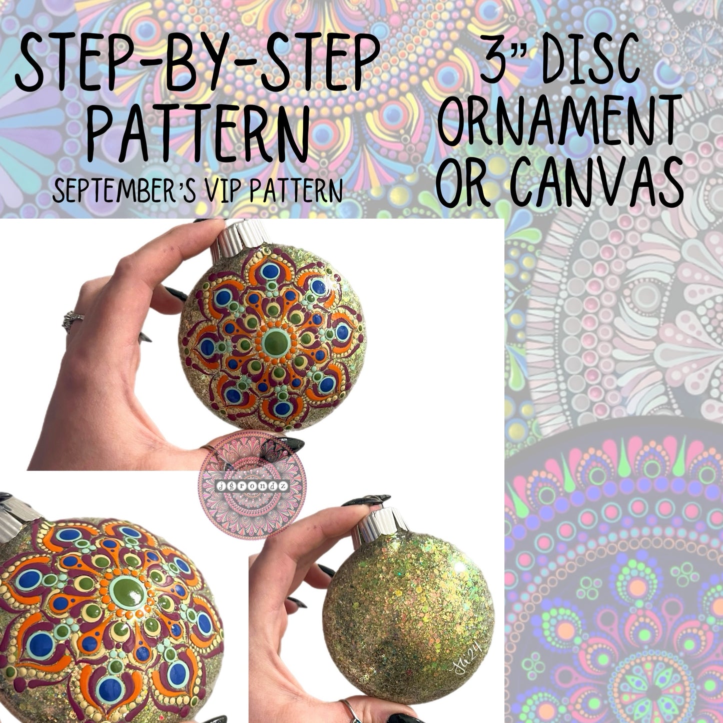 3" Mandala Pattern