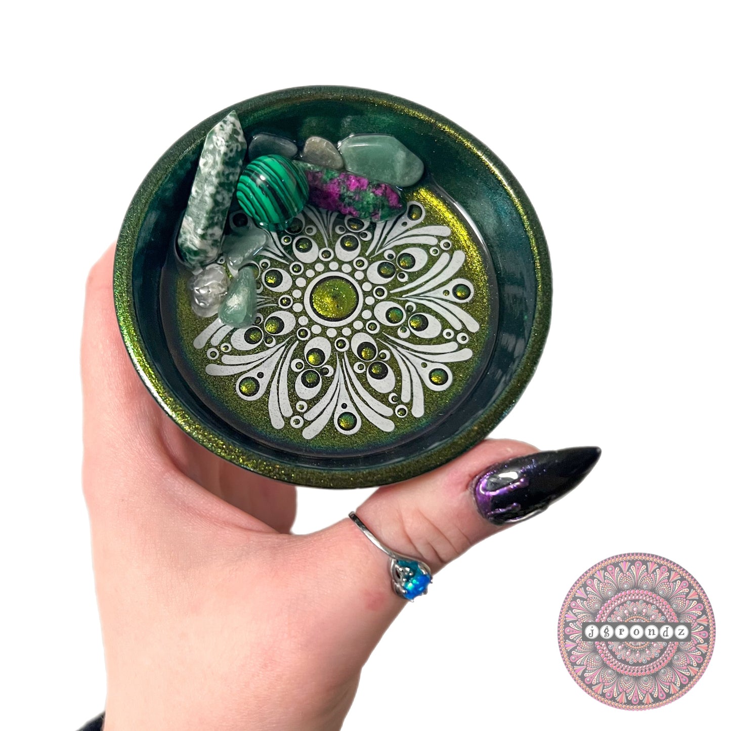 Crystal Mandala Trinket/Jewelry Dish