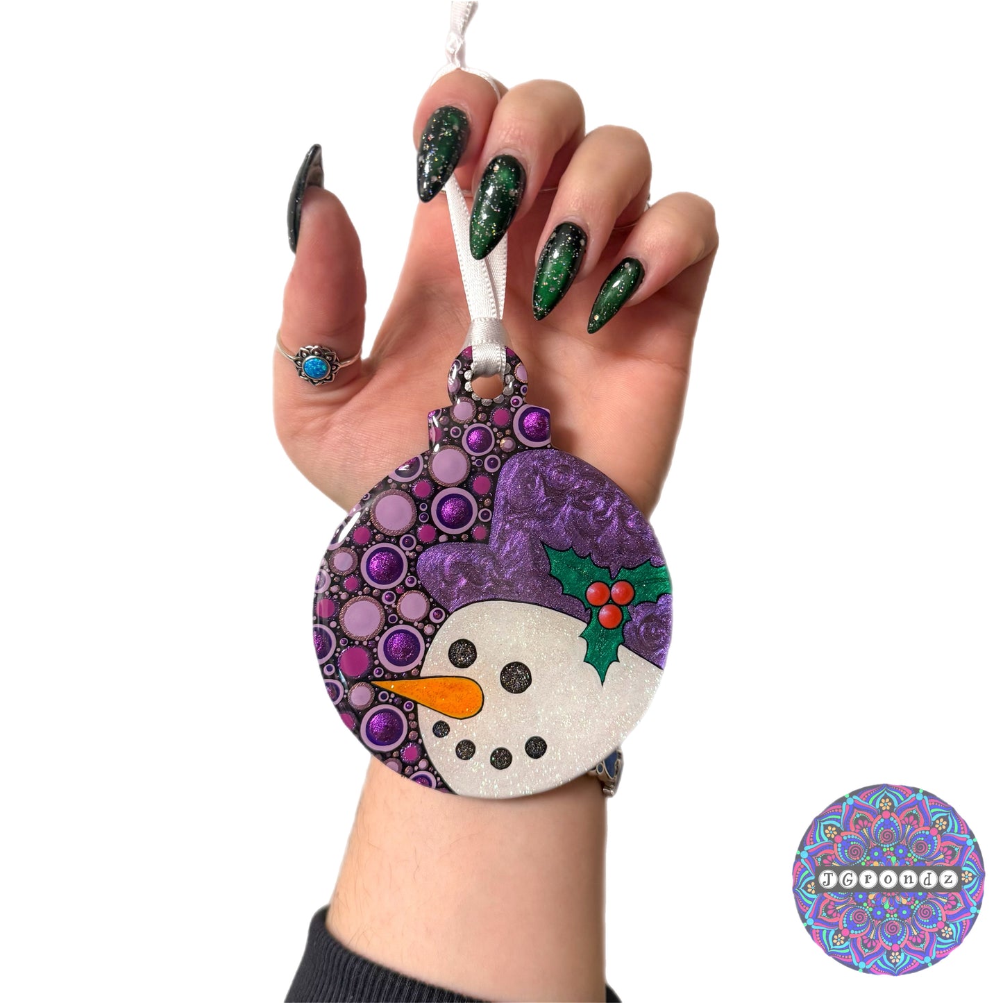 Snowman 4” Wood Ornament