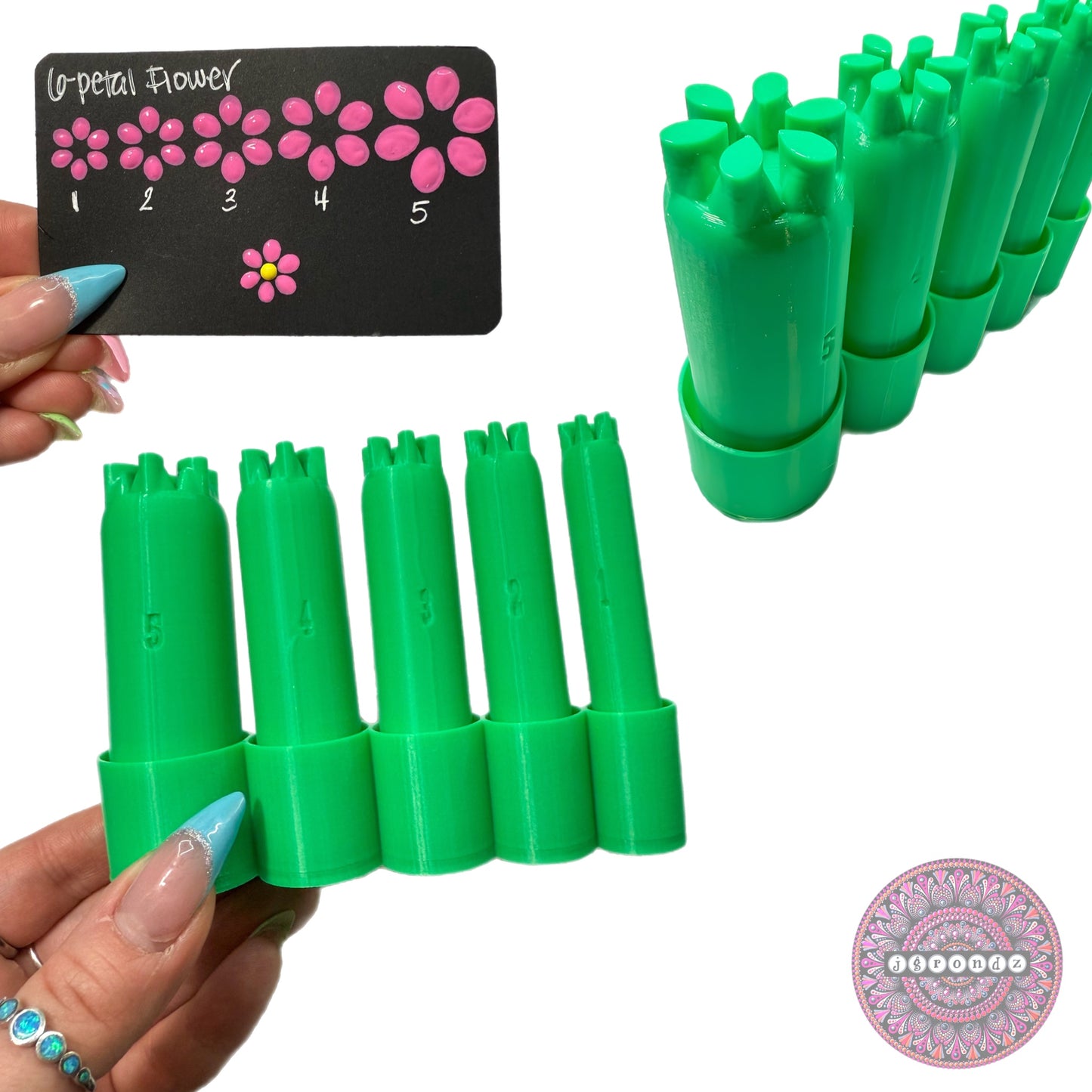 6-Point Flower Dotting Tools