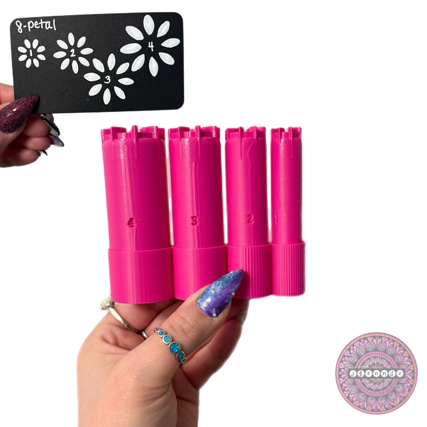 8-Petal Flower Dotting Tools