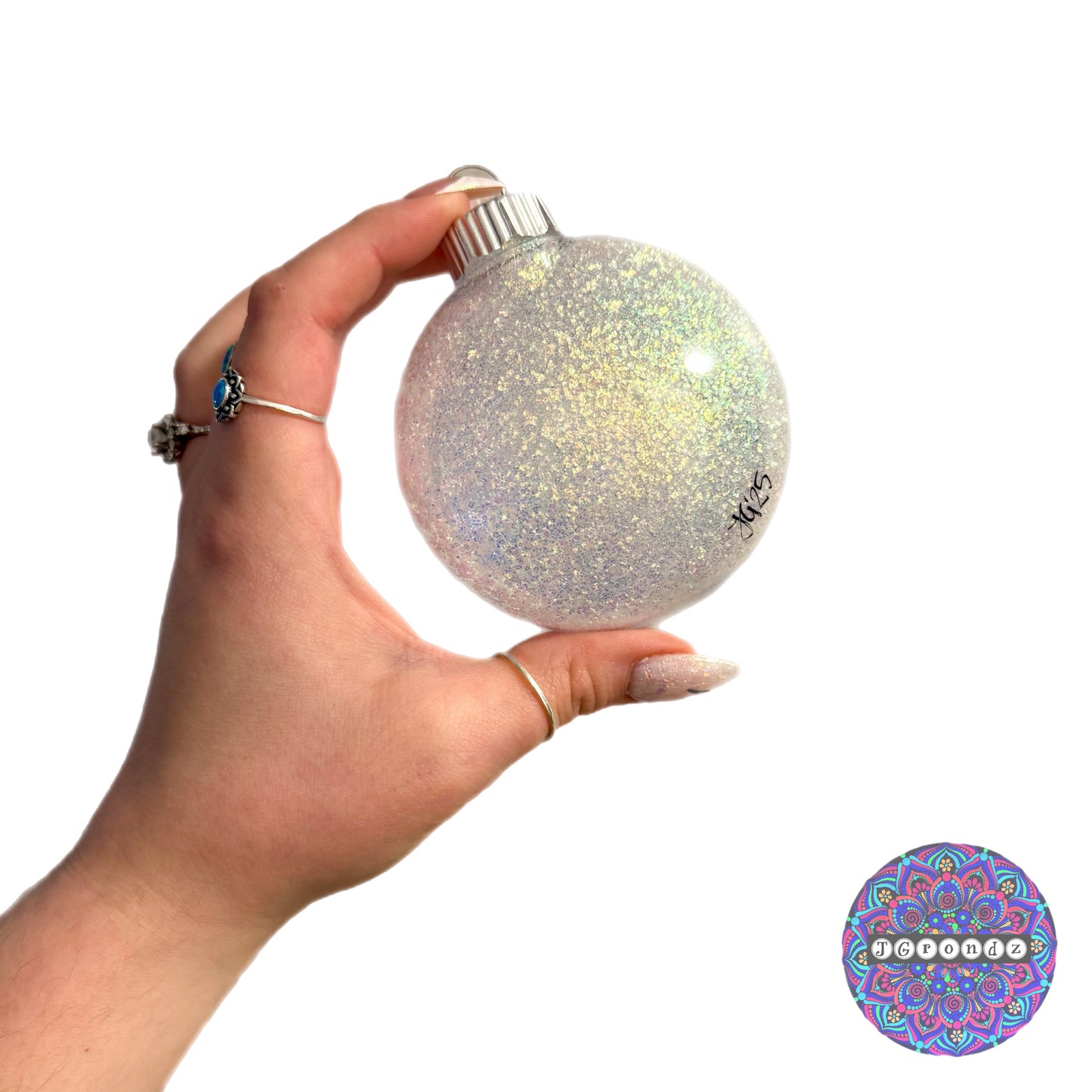 3” Olaf Mandala Glitter Ornament