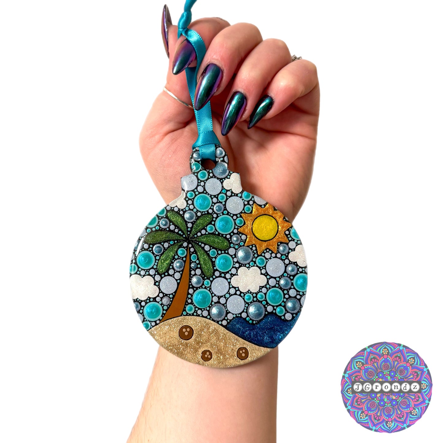 Beach 4” Wood Ornament