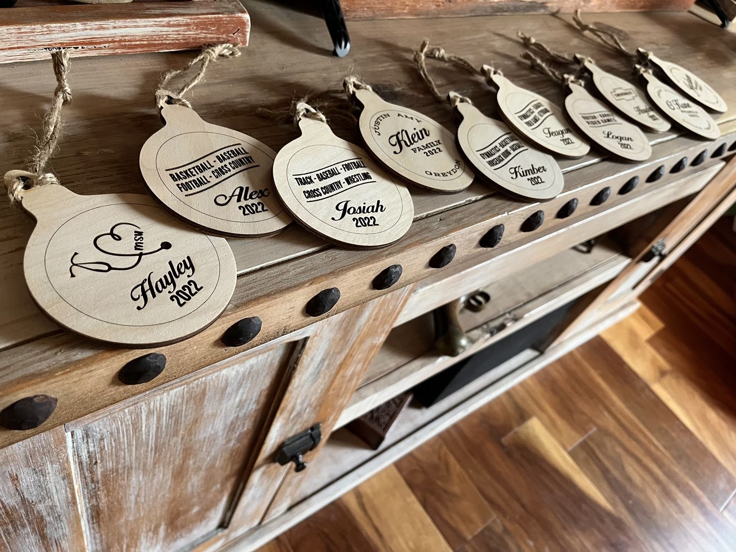 Unfinished Wood Bulb Shape - Christmas - Craft - up to 46" DIY