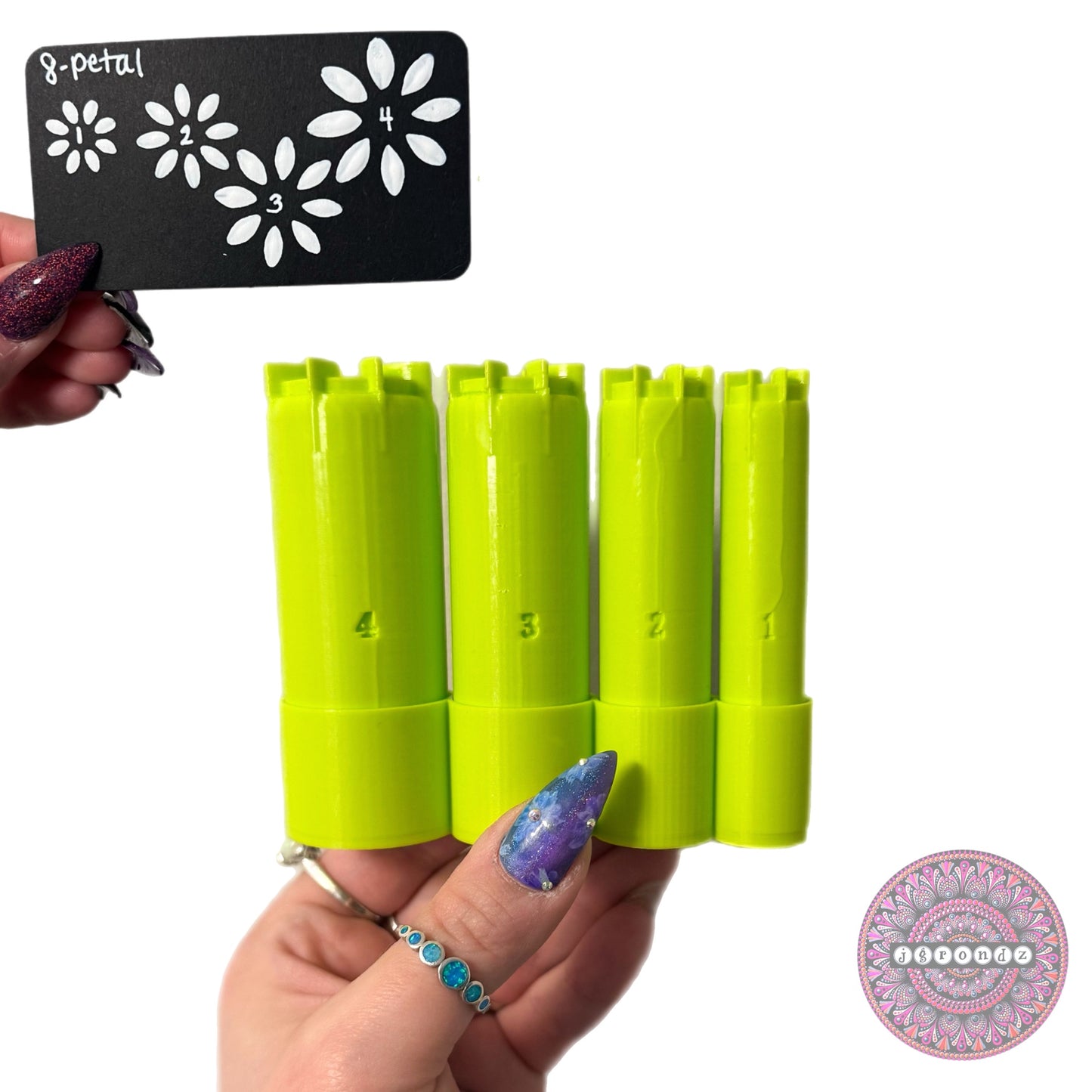 8-Petal Flower Dotting Tools
