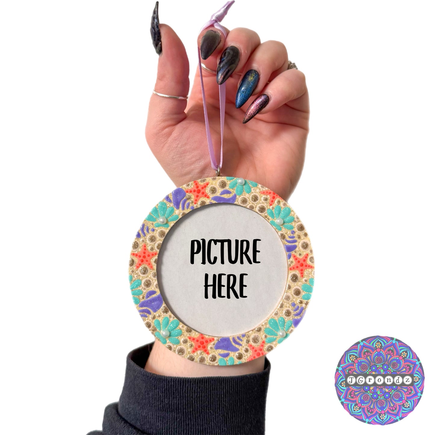 Picture Frame Ornament - Beach