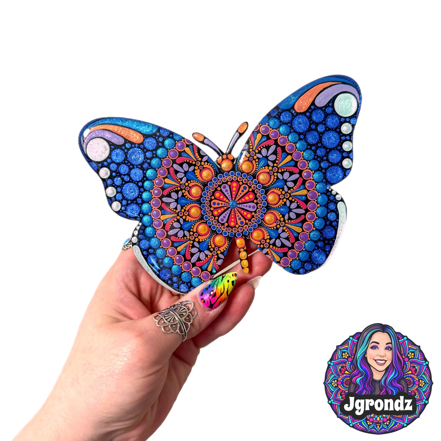 Mandala Butterfly Wall Decor
