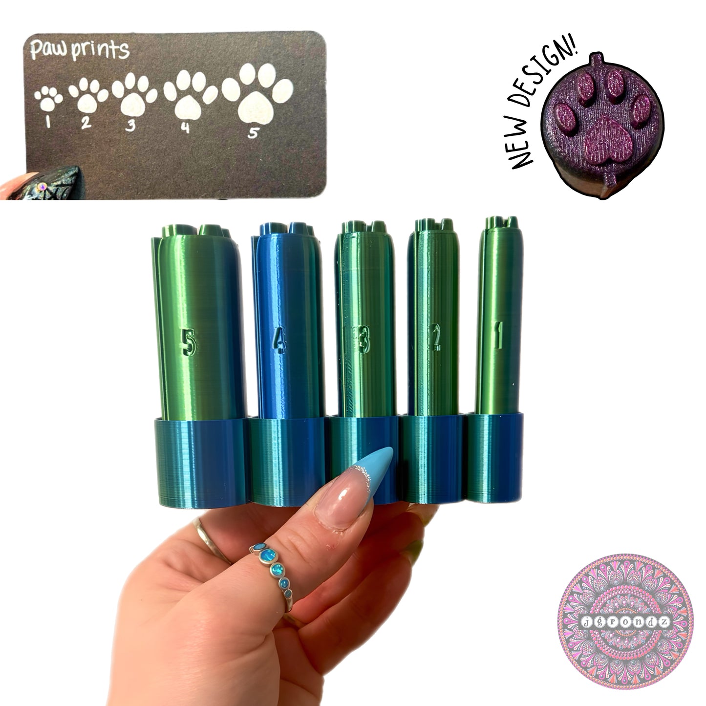 Paw Print Dotting Tools