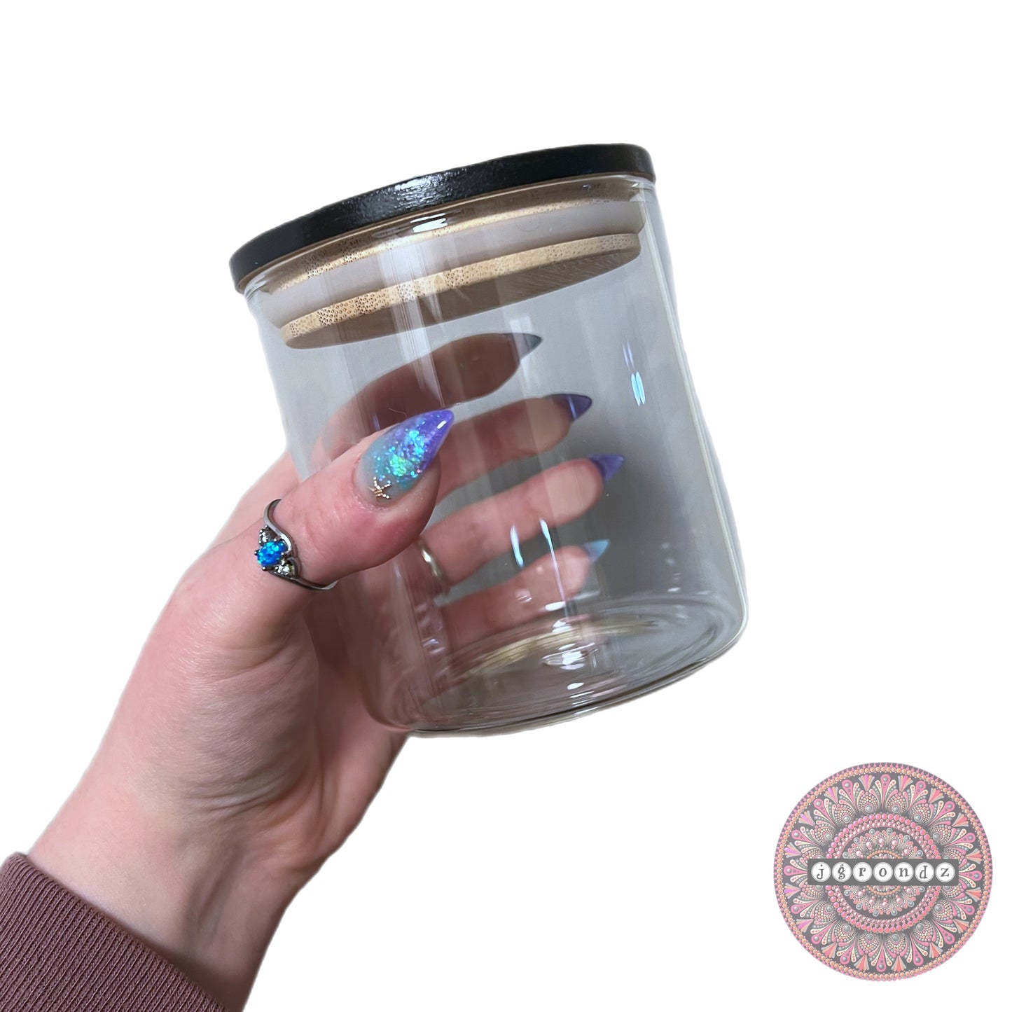 Mandala Stash Jar