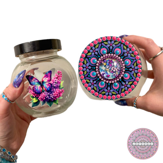 Mandala Counter Top Stash Jar