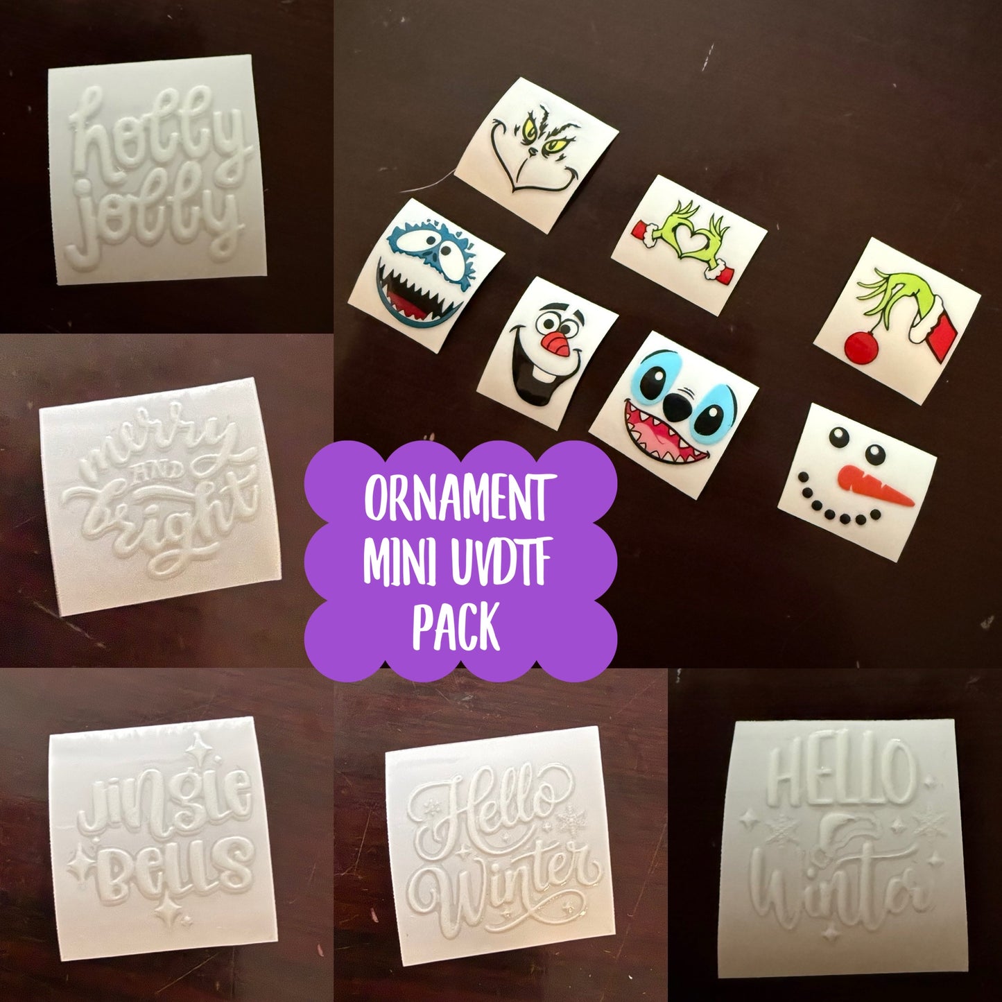 Ornament Mini UVDTF pack