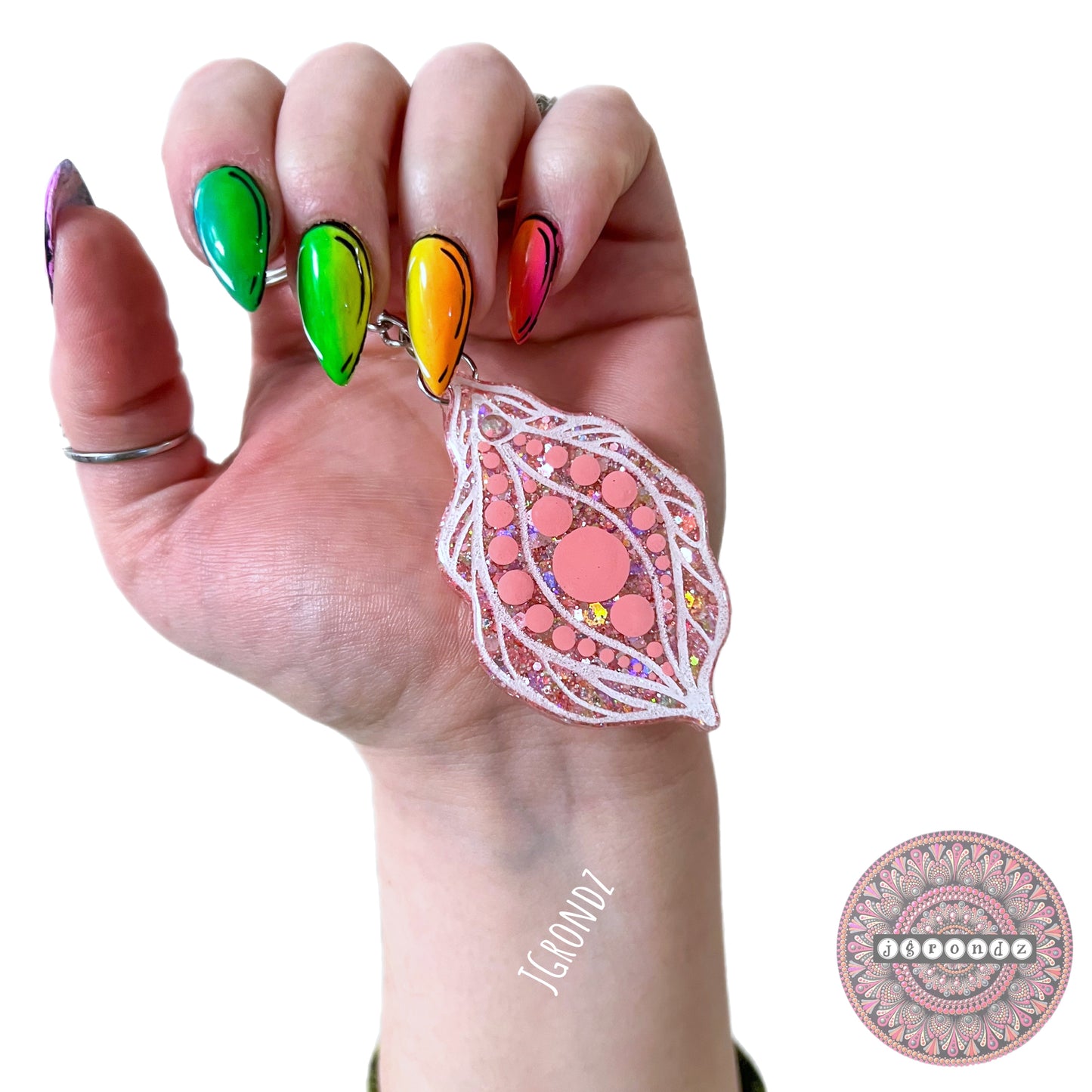 Vajangle Dot Art Keychain