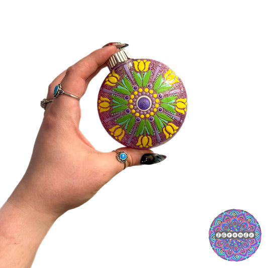 3” Tulip Mandala Ornament