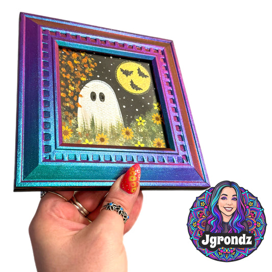 Ghost Picture Frame Painting