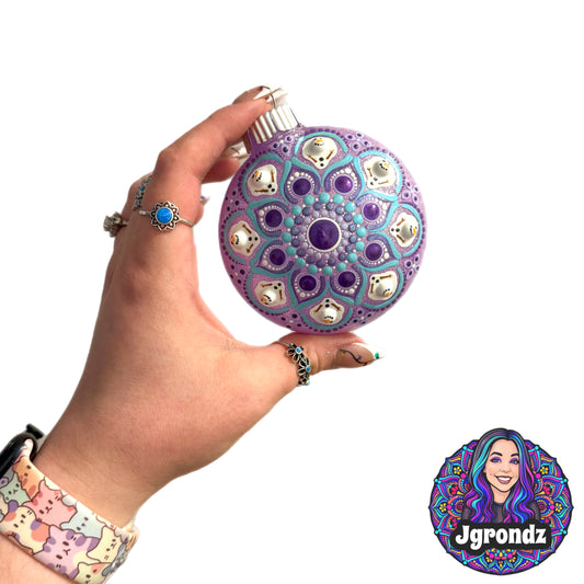3” Melting Snowman Mandala Ornament
