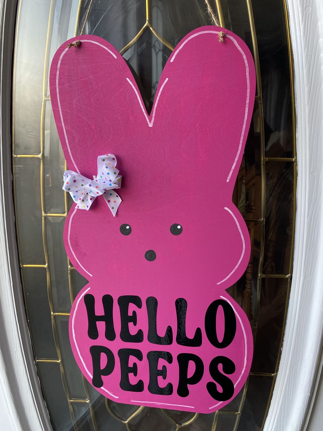 Unfinished Wood Easter Bunny Marshmallow Cutout - Craft- up to 46" DIY