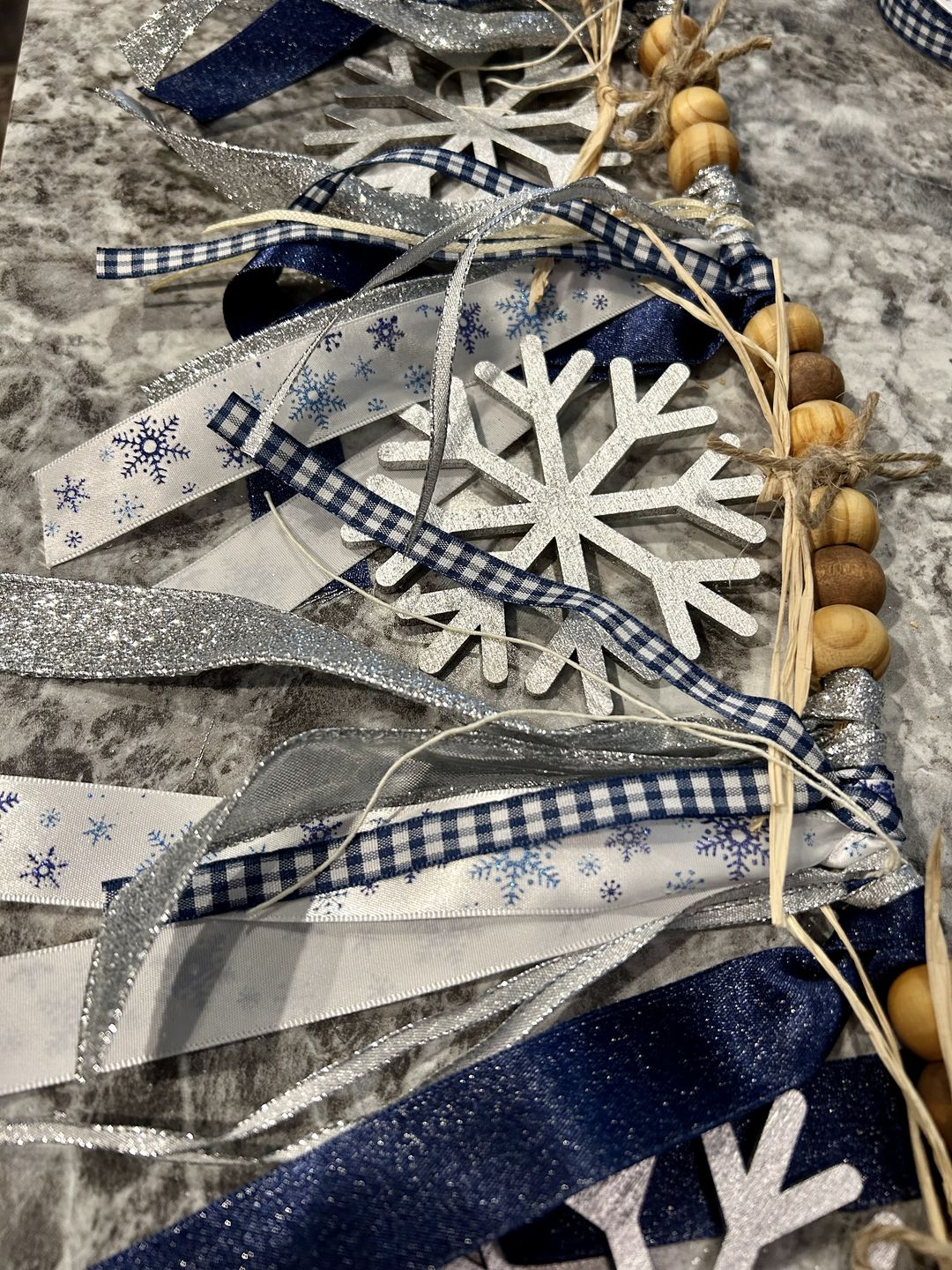 Unfinished Wood Simple Snowflake Shape - Winter Decor - Craft - up to 46" DIY