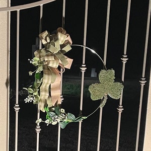 Unfinished Wood Shamrock Shape - St Patrick's - Craft - up to 46" DIY