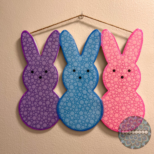 Peeps Resin & Dot Art