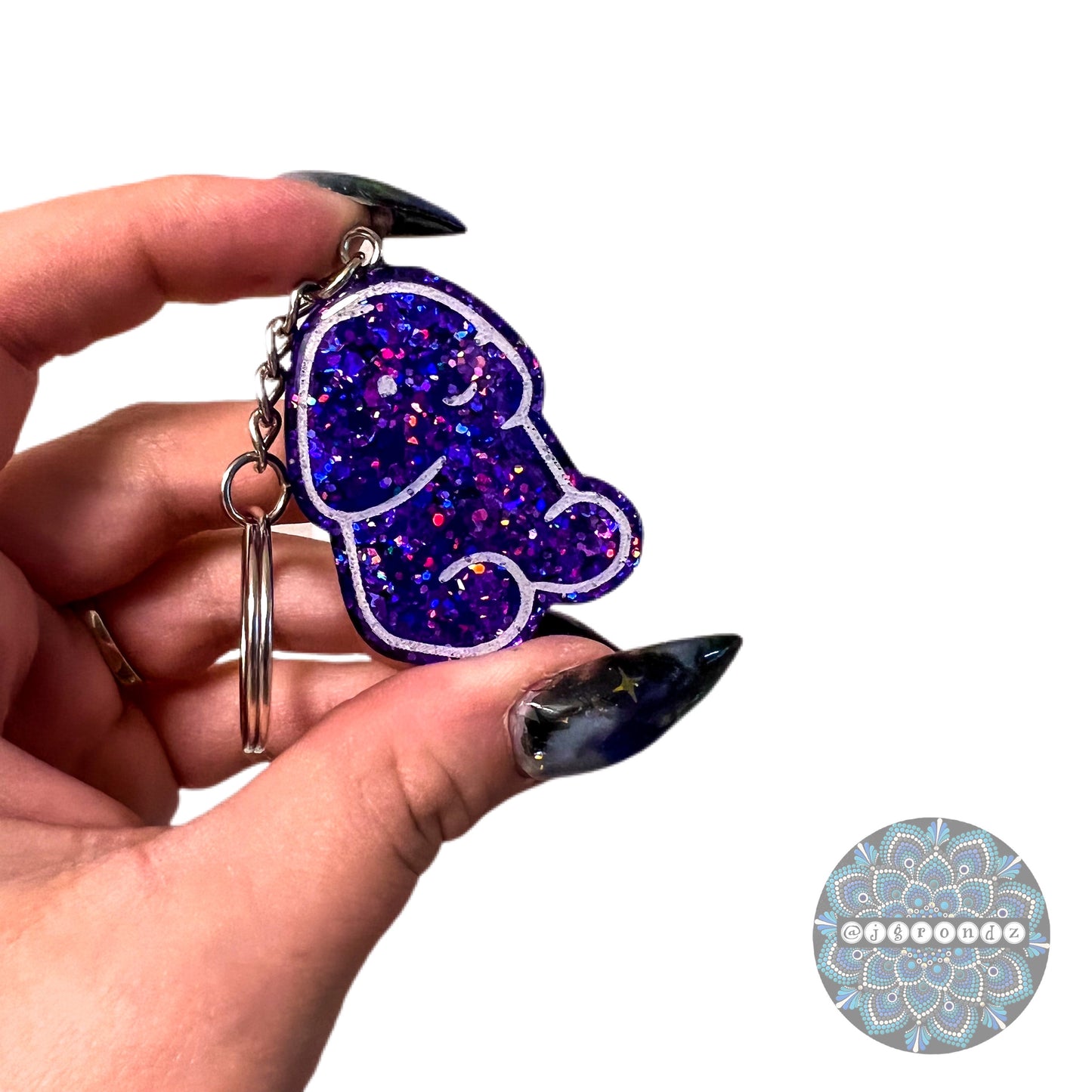 Chunky Purple Peenchain