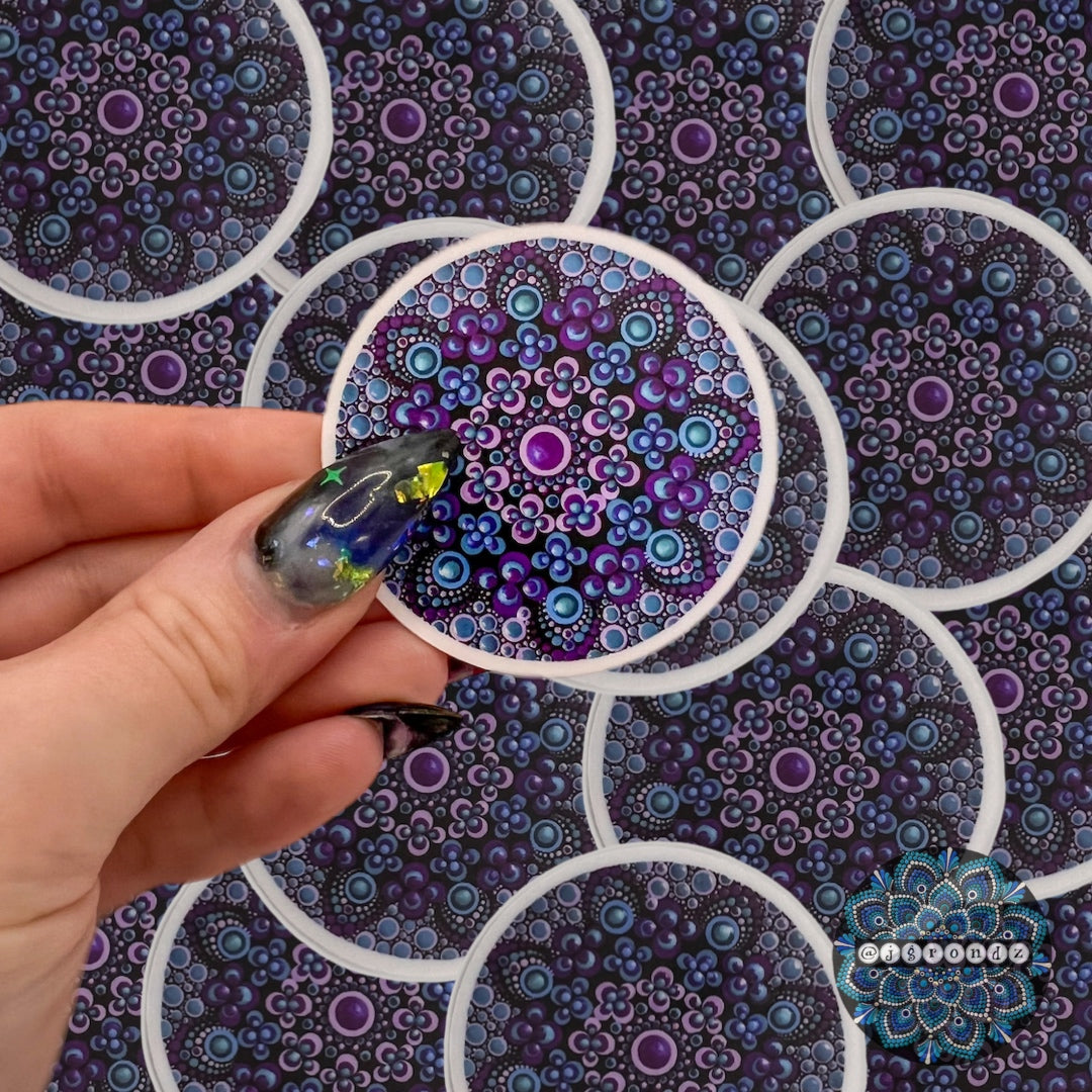 Holographic Mandala Sticker
