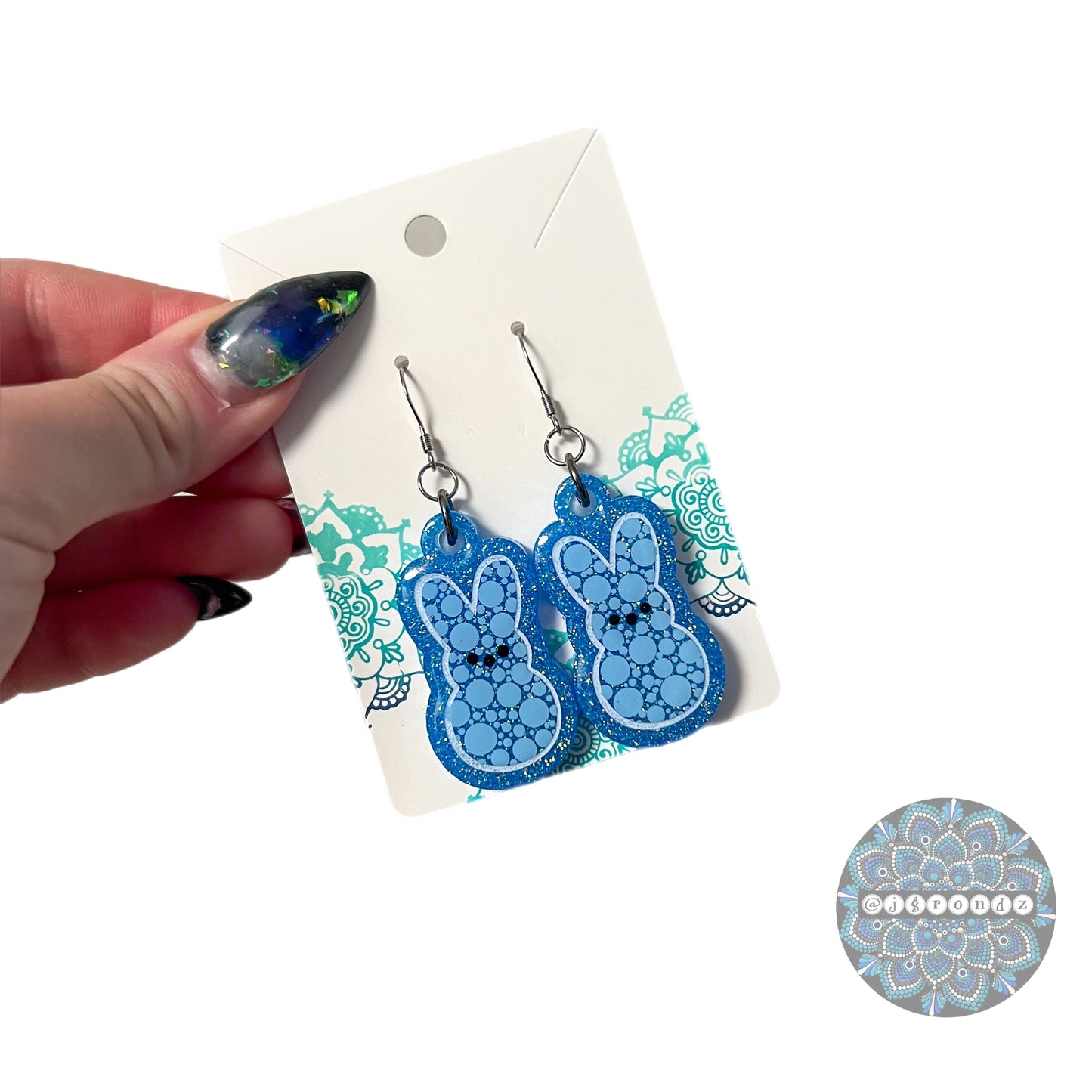 Peeps Dot Art Earrings
