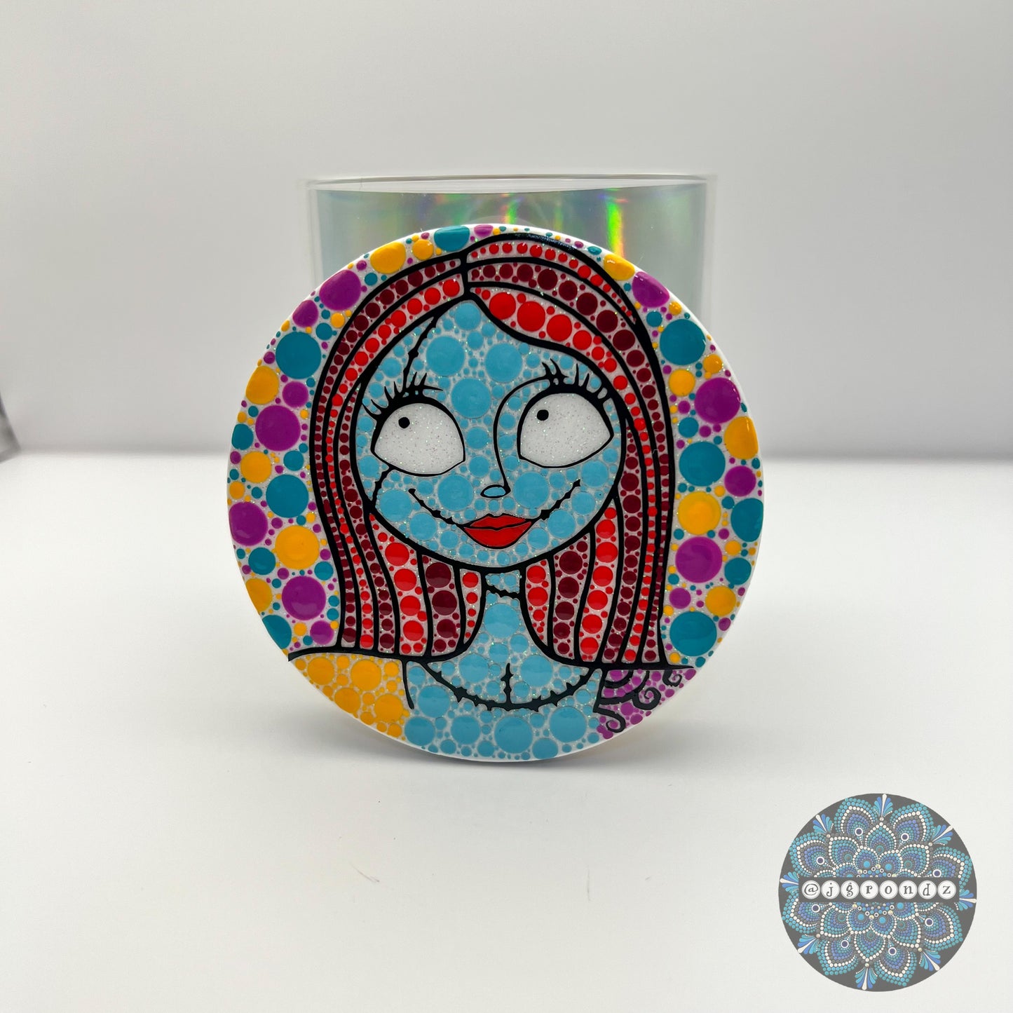 14 oz Sally Dot Art Stash Jar