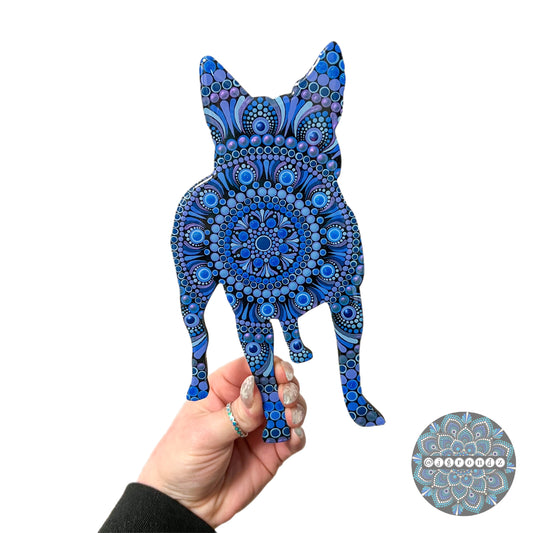 ACD/Cattle Dog Resin & Dot Art