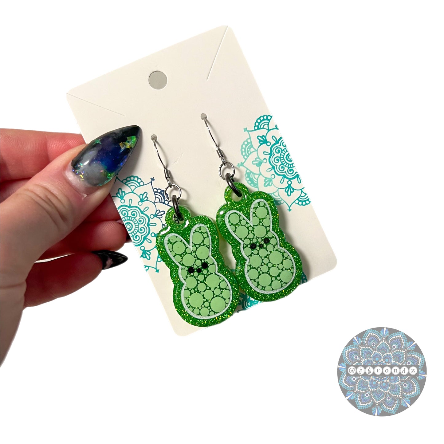 Peeps Dot Art Earrings