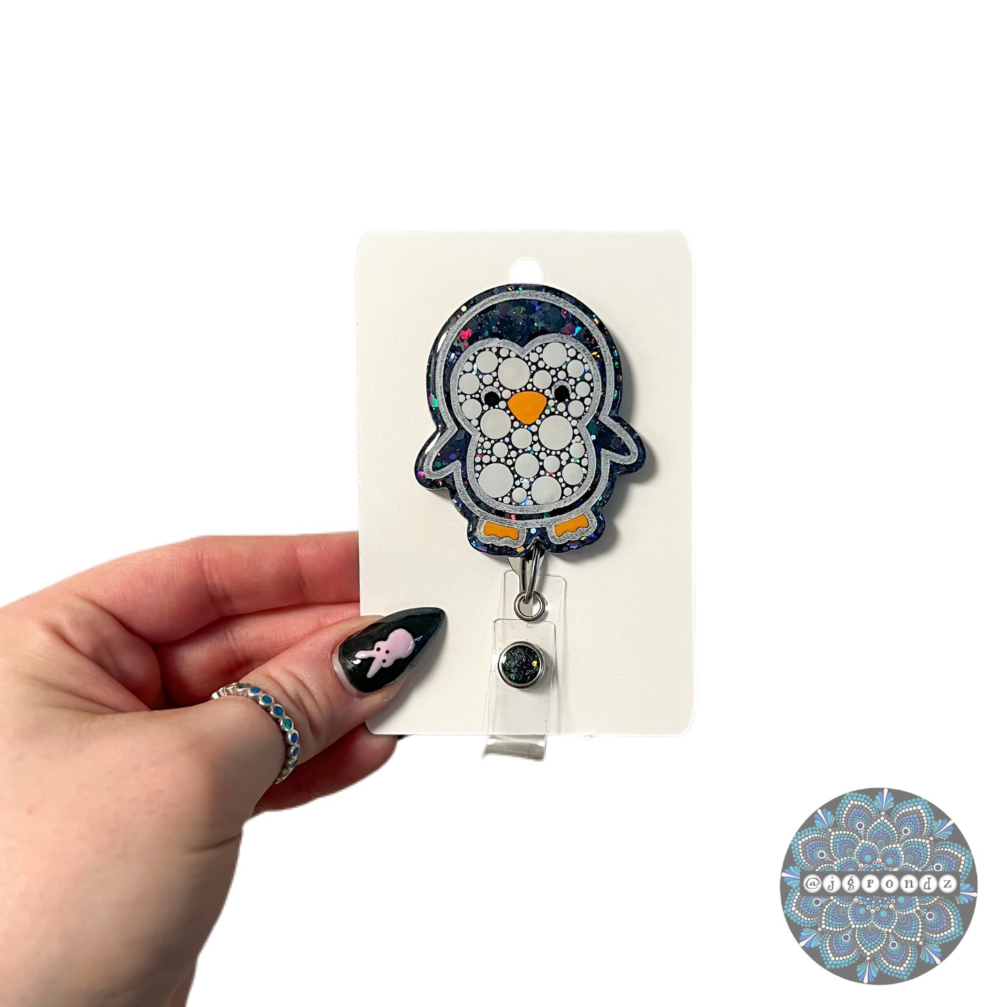 Penguin Dot Art Badge Reel