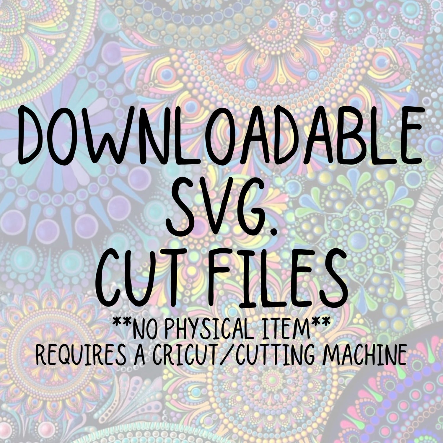 SVG Cut Files - For Cricut/Cutting software
