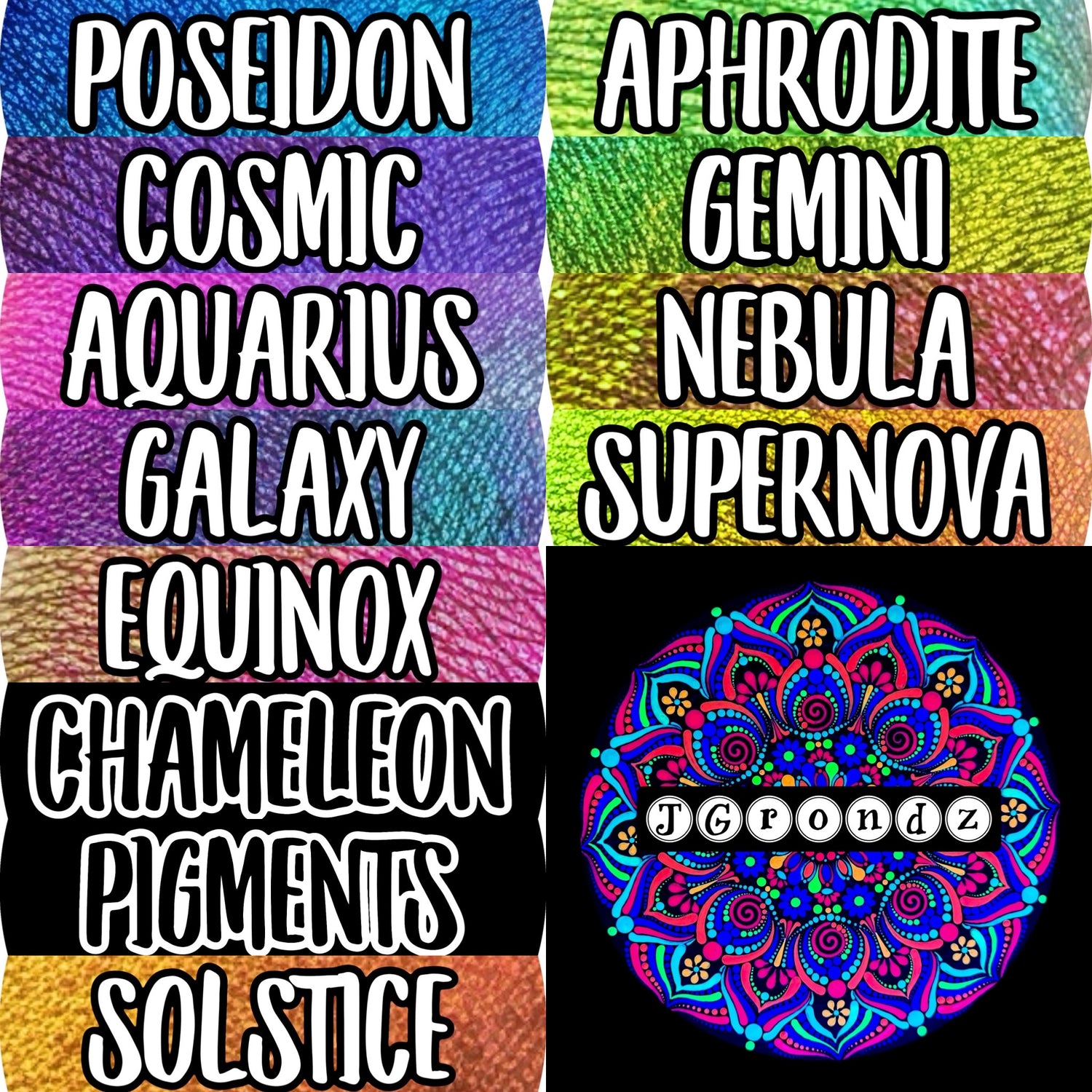 Supershift Chameleon Pigment Powders (PRE-ORDER)